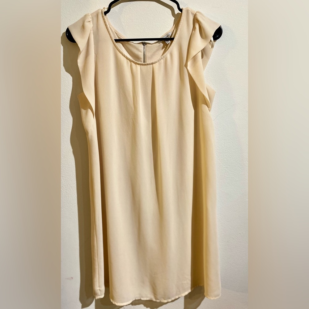 Naked Zebra Dress color Cream
